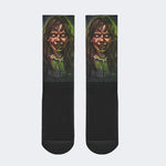 An Excellent Day For An Exorcism Print - Crew Socks