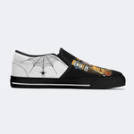 Spider Cat Print - Slip On Shoes