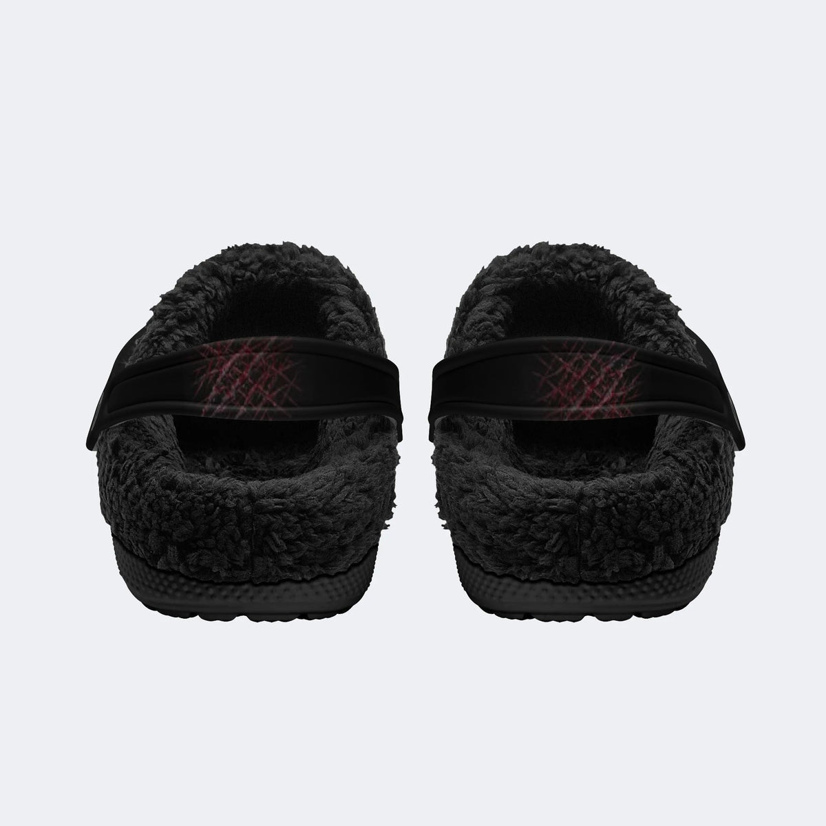 Gothic Blood Wolf - Fur Lined Slippers/Sandals