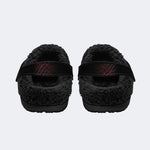 Gothic Blood Wolf - Fur Lined Slippers/Sandals