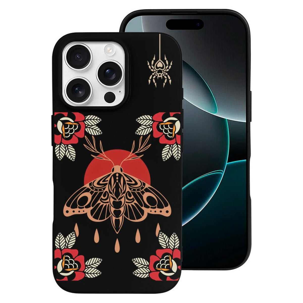 Vintage Death Moth Print - Phone Case