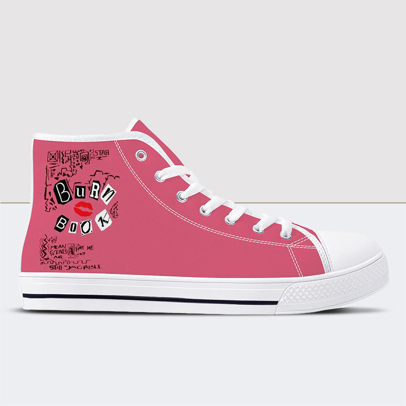 Mean Girls Buchverbrennung High Top Canvas Schuhe