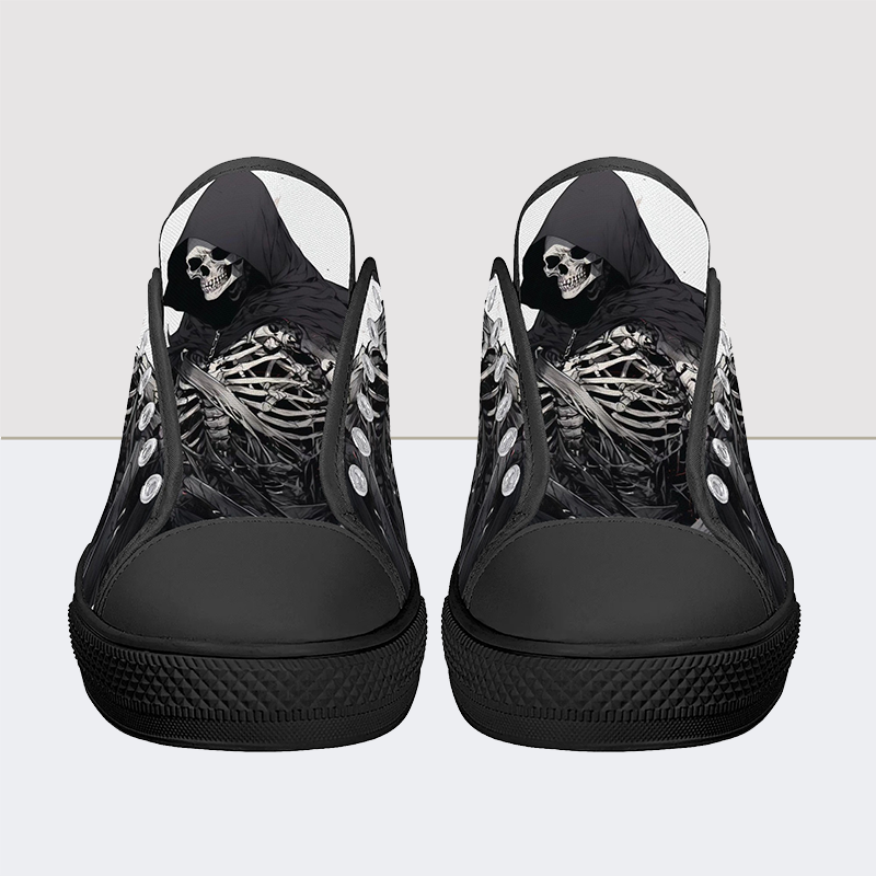 Lone Ranger Skull Low Top Canvas Shoes