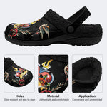 Burning Heart Art Print - Fur Lined Slippers/Sandals