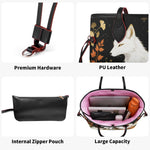 Autumn Fox Art - Large capacity handbag