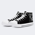 Unisex Vintage Horror Graphic - High Top Canvas