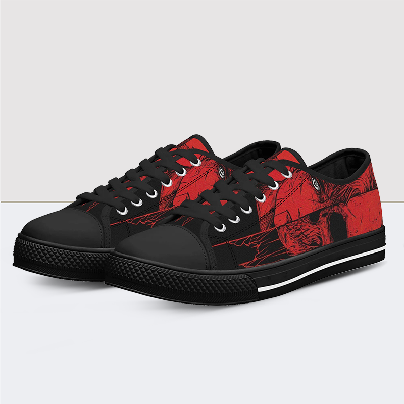 I'm the Red Skull Low Top Canvas Shoes