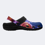 Neon Ghost Spirit - Fur Lined Slippers/Sandals