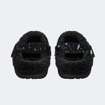 Colorful Space Galaxy - Fur Lined Slippers/Sandals