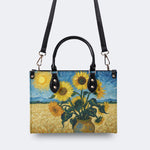 Van Gogh Sunflower Print Handbag Factory Direct Sales