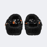 Gothmas Spooky Skeletons - Fur Lined Slippers/Sandals