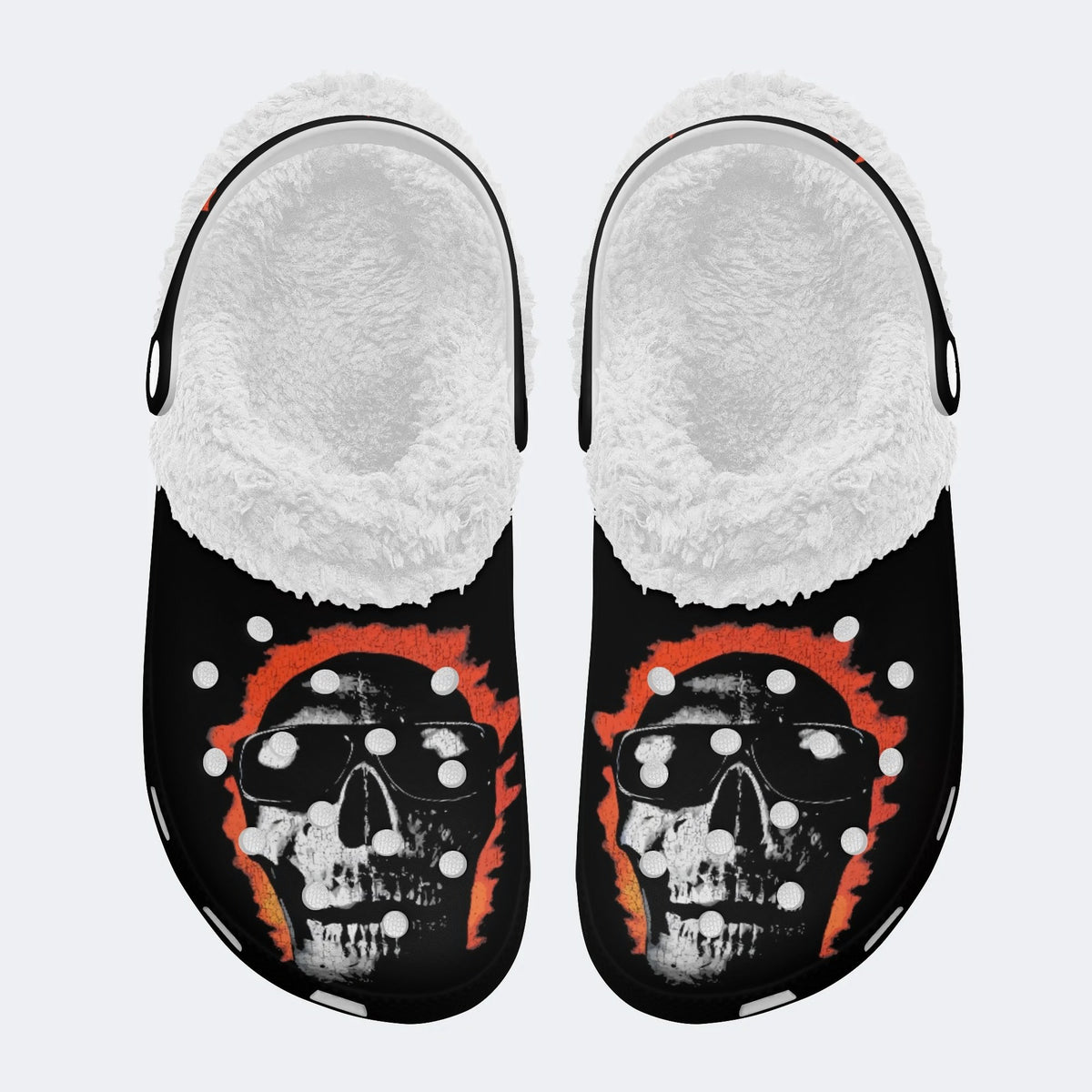 Unisex Horror Print- Fur Lined Slippers