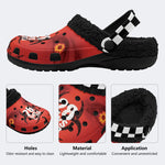 Horror Movie Graphic - Fur Lined Slippers