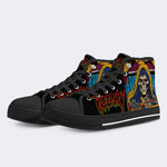Horror Movie Vintage Graphic- High Top Canvas