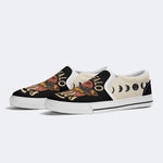 Unisex Death Moth Print - Slip On Shoes