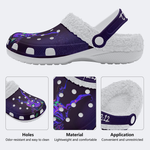 Unisex 28:06:42:12 Art Print - Fur Lined Slippers/Sandals