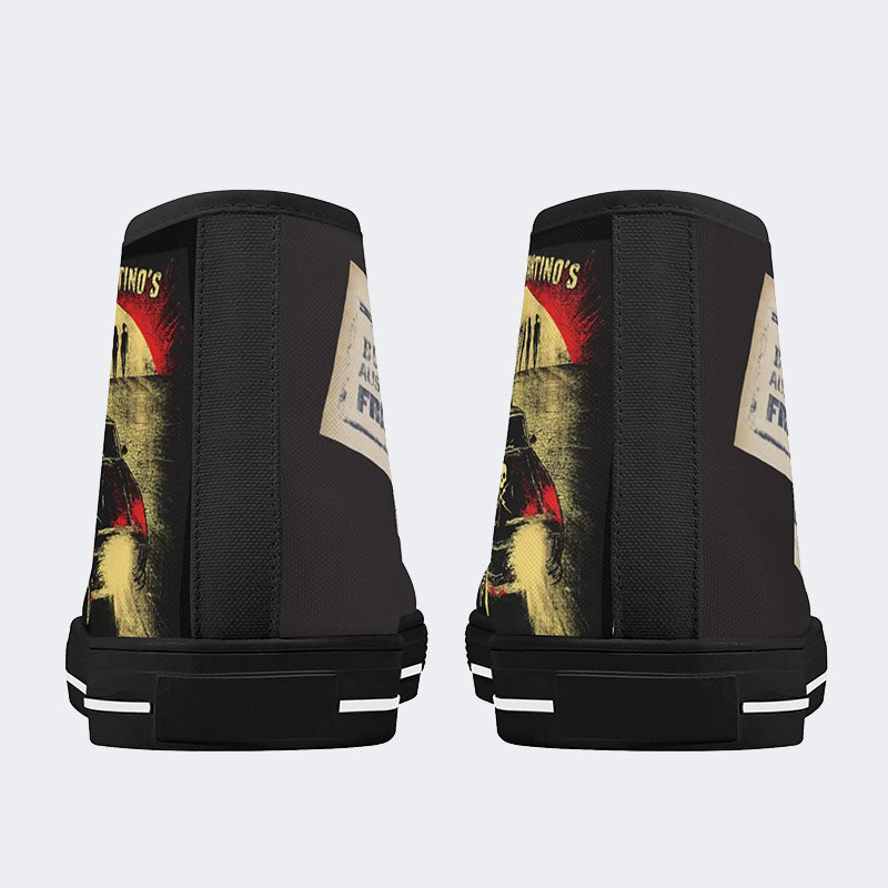 Unisex Horrorfilm-Druck - High Top Canvas