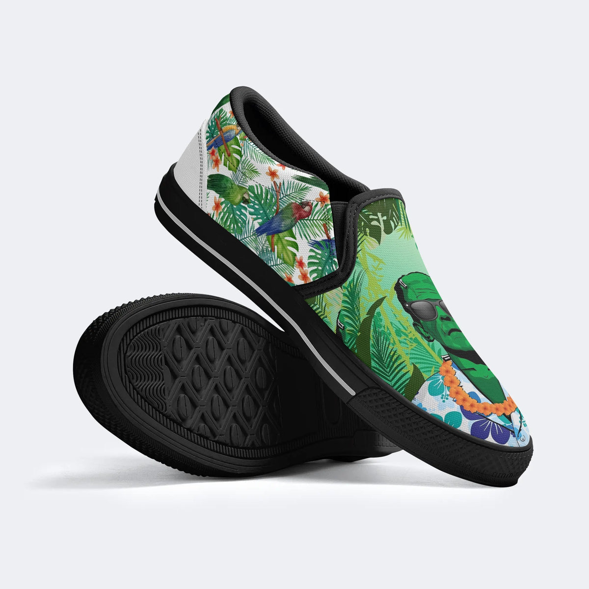 Halloween Monster Unisex Classic - Slip On Shoes