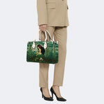 Mermaid Under The Sea - Leather Handbag