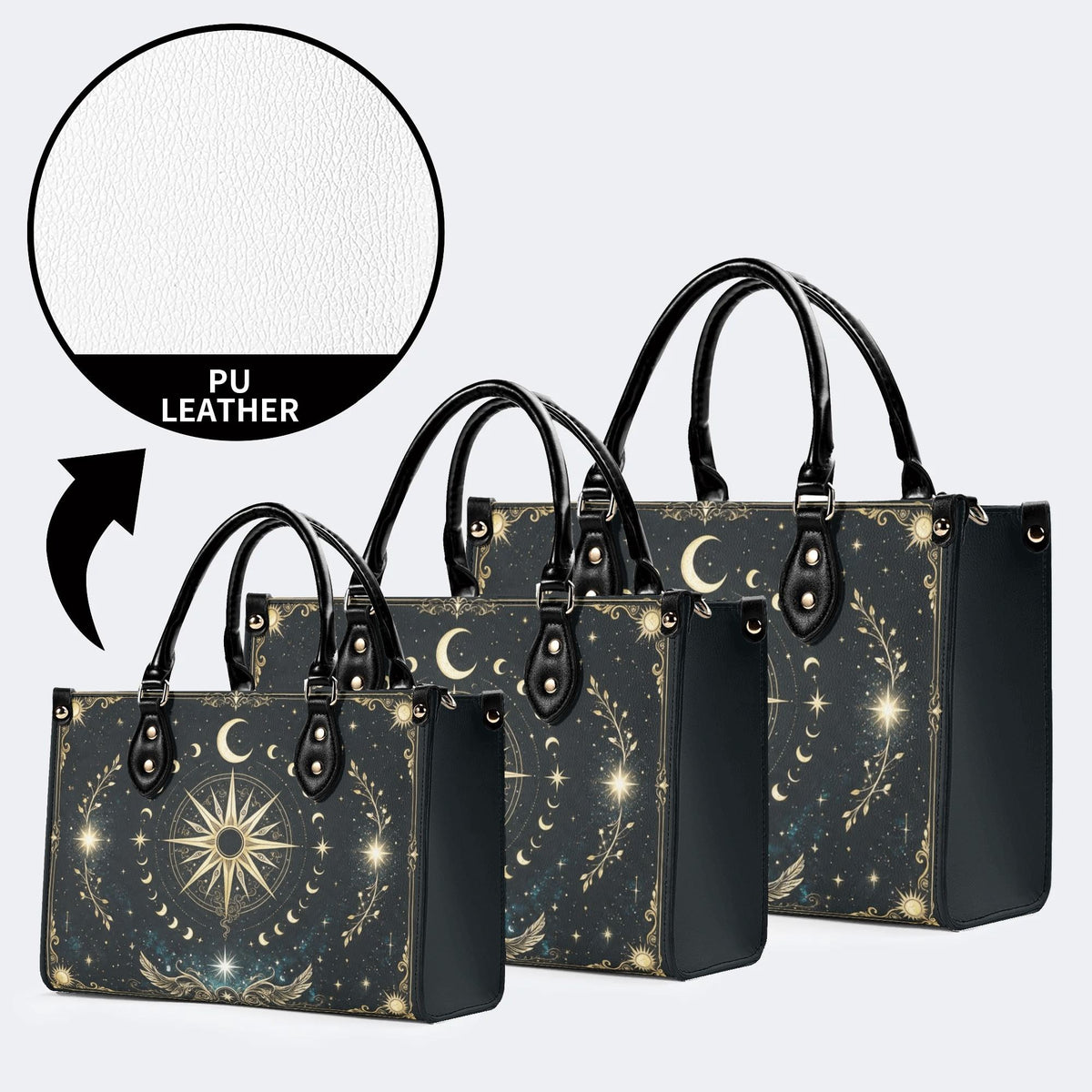 Star Compass Wing Print Handbag Factory Direct Sales