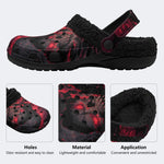 Inferno Skull - Fur Lined Slippers/Sandals
