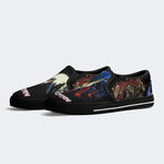 Horror Movie Vintage Graphic Print - Slip On Shoes