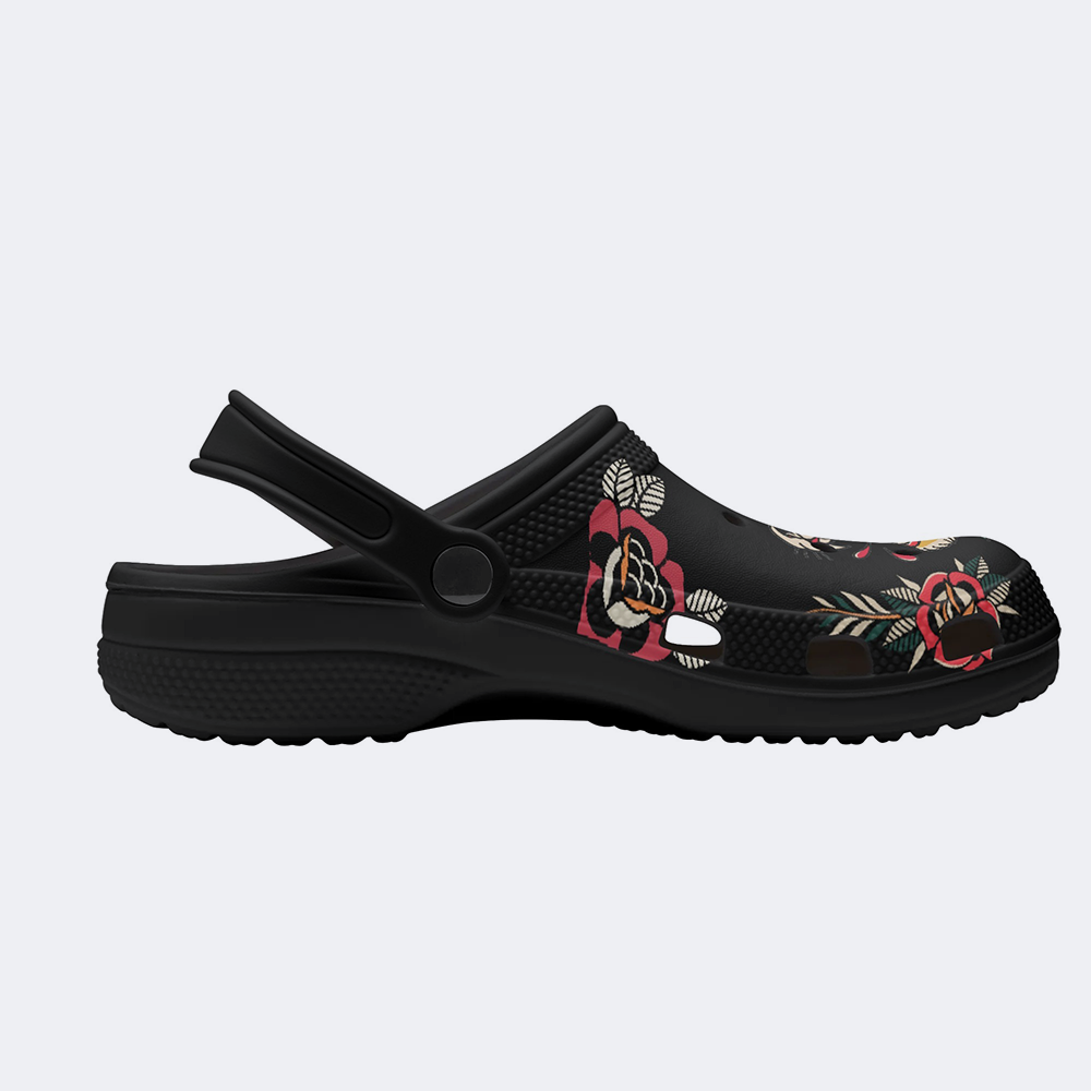 Flower Tiger Art Print - Slippers/Sandals