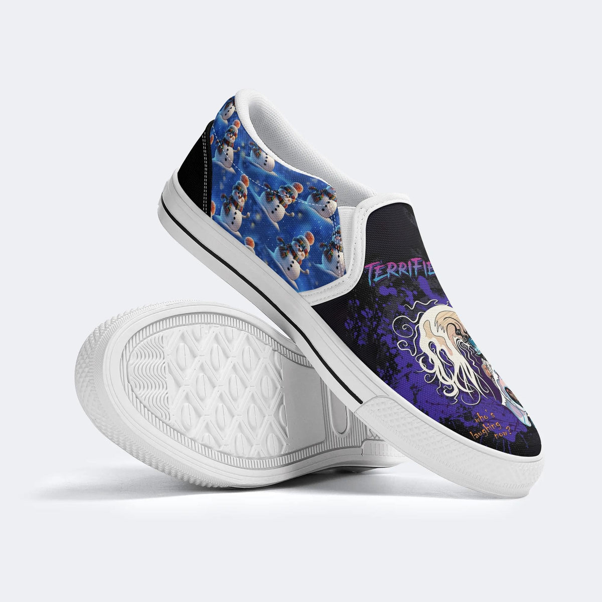 Horror Movie Graphic - Slip On Shoes