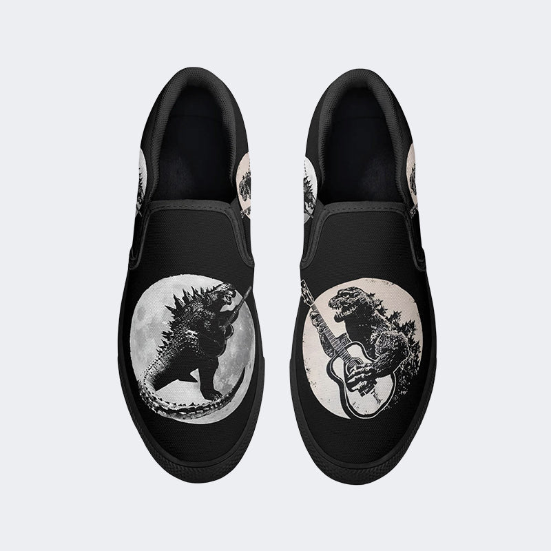 Funny Vintage Guitar Unisex - Slip On Shoes