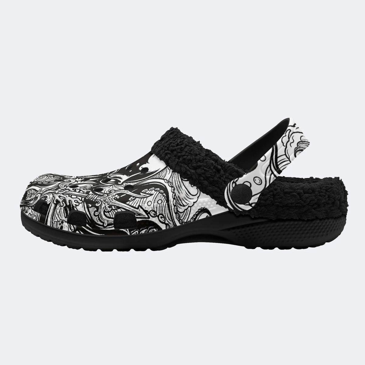 Abyss Kraken - Fur Lined Slippers/Sandals