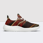 Skeleton Demon Print Mesh Knit Sneakers