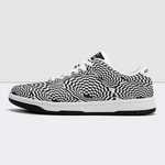 Visual Vortex Dunk Low Leather Sneakers