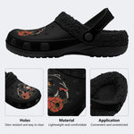 Panther Rose Tattoo - Fur Lined Slippers/Sandals