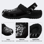 Unisex Horror Print - Fur Lined Slippers/Sandals