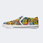 Unisex Boxer Graffiti Kunstdruck - Slip On Schuhe 