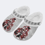 Unisex Horror Print - Fur Lined Slippers