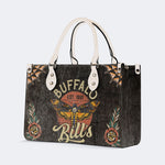 Vintage Death Moth Print - Leather Handbag