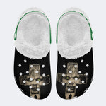 Horror Evil Eyes - Fur Lined Slippers/Sandals