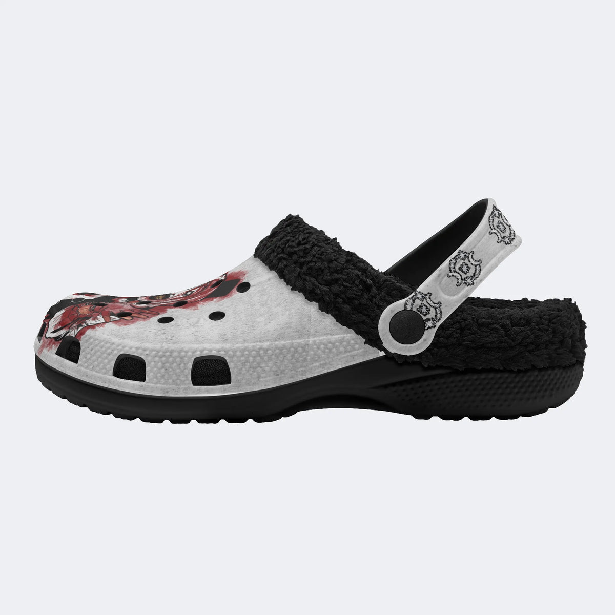 Unisex Horror Print - Fur Lined Slippers