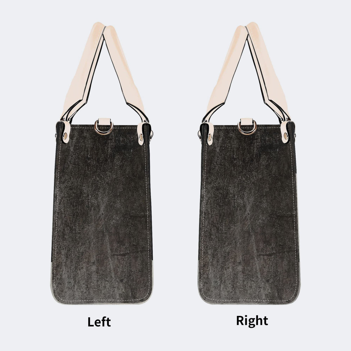 Vintage Death Moth Print - Leather Handbag