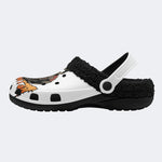 Trippy Bones - Fur Lined Slippers/Sandals