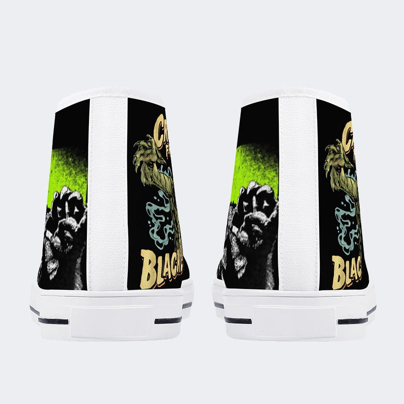 Unisex Horror Creature - High Top Canvas