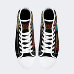 Horror Movie Vintage Graphic- High Top Canvas