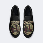 Horror Movie Vintage Graphic Printed- Slip On Shoes