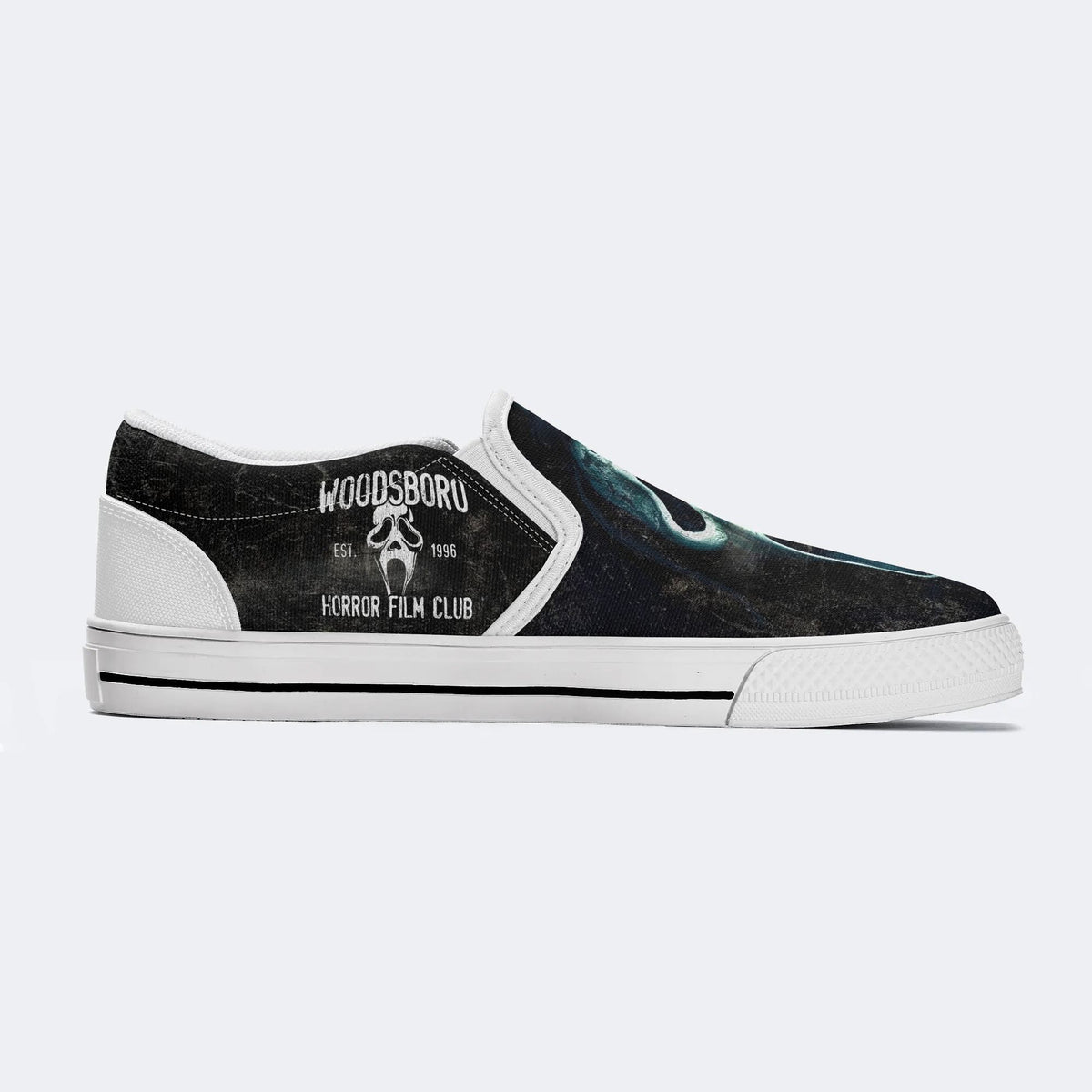 Unisex Horror Print - Slip On Shoes