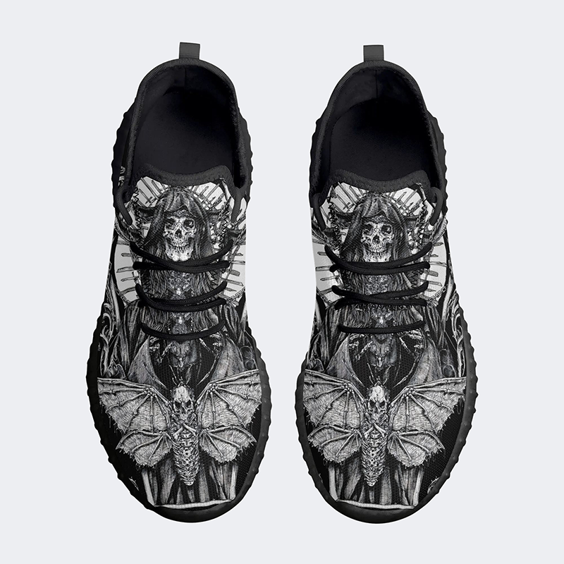 Surreal Death Moth&Skull - Sneakers