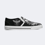 Surreal Death Moth&Skull - Slip On Shoes