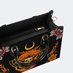 Flaming Death Moth - Leather Handbag