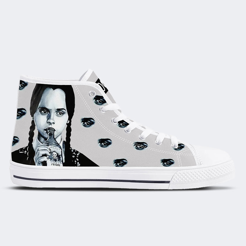 Unisex Horror-Druck - High Top Canvas