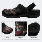 Tiger Rose Owl - Fur Lined Slippers/Sandals